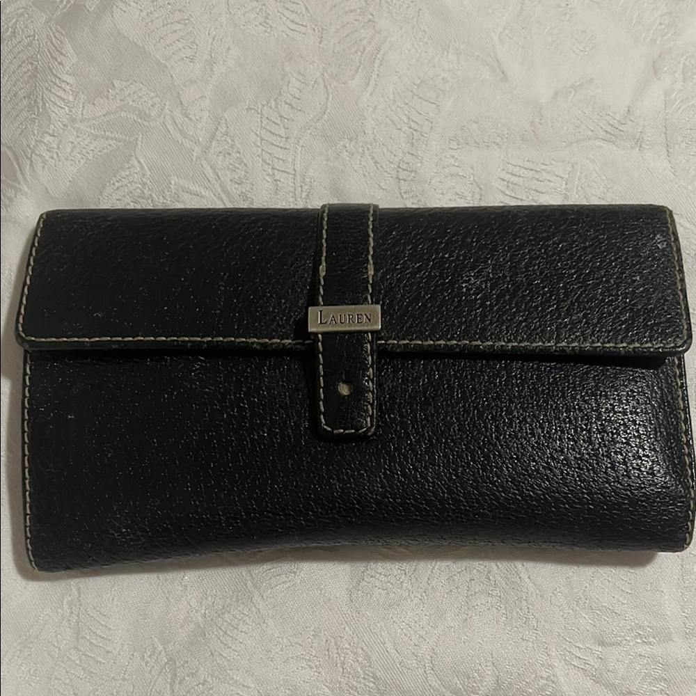 Lauren Black Leather Wallet